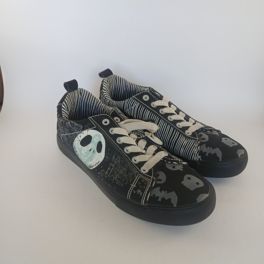 Disney Nightmare Before Christmas Womens 9.5 Jack Skellington Shoes Ground up